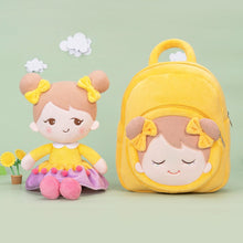 Cargar imagen en el visor de la galería, OUOZZZ Personalized Little Clown Baby Doll With Backpack