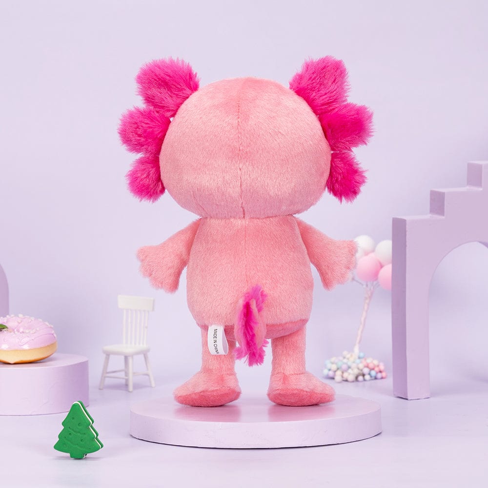 OUOZZZ Personalized Pink Newt Plush Baby Doll