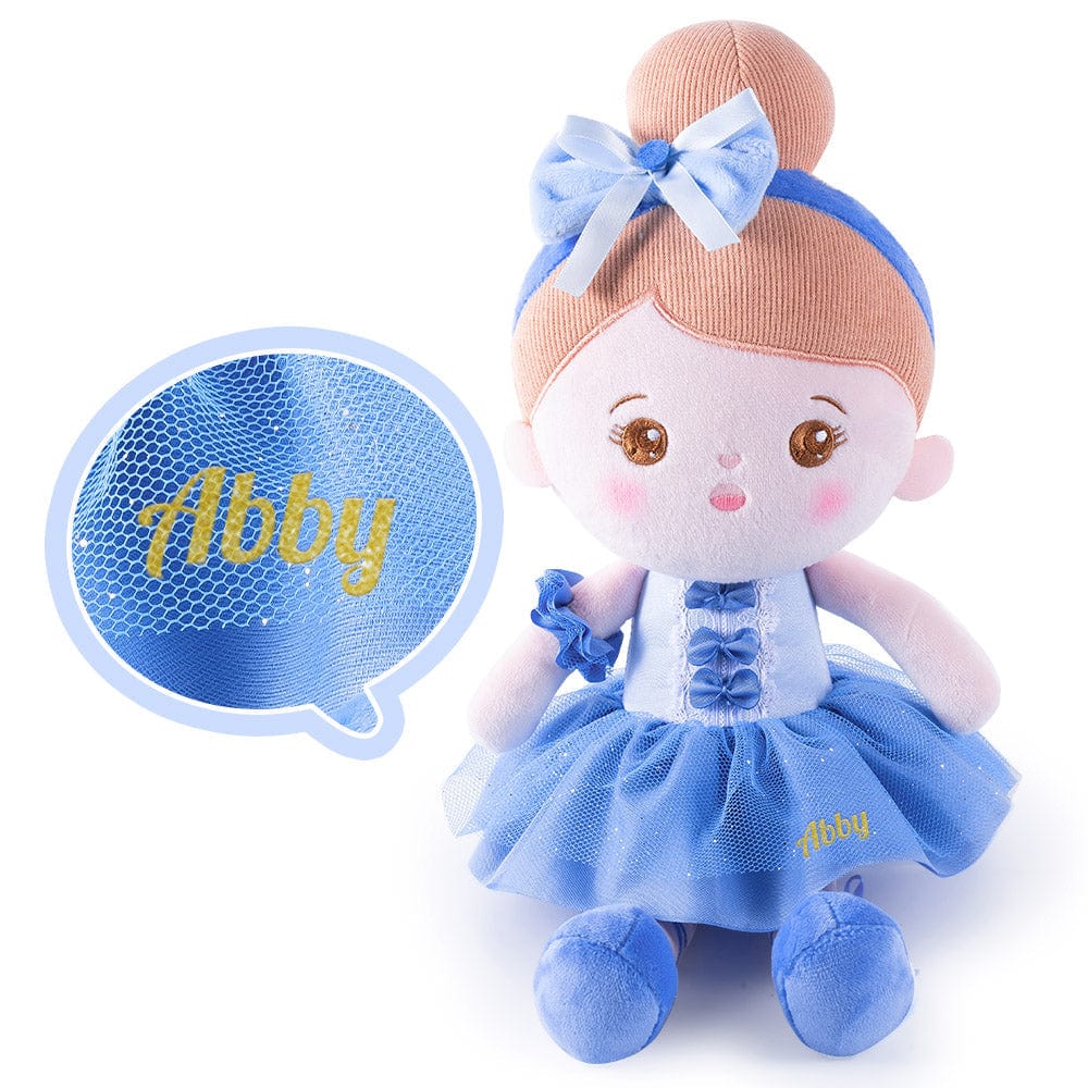 Personalizedoll Personalized Plush Doll + Shoulder Bag Combo Blue💙 / Only Doll
