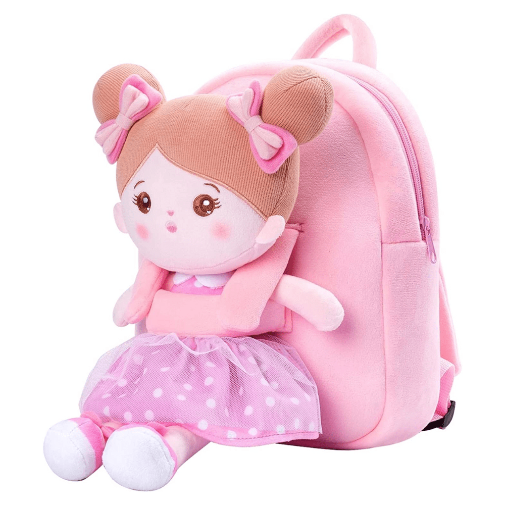 Mochila Rosa para Ni os Peque os con Porta Mu ecas Personalizada