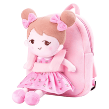 Load image into Gallery viewer, OUOZZZ Personalized Pink Plush Backpack