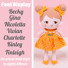 Ladda upp bild till gallerivisning, OUOZZZ Personalized Playful Becky Girl Plush Doll - 7 Color