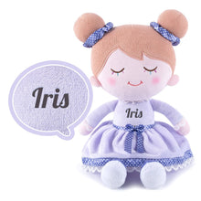 Carica l&#39;immagine nel visualizzatore di Gallery, Personalizedoll Personalized Girl Doll + Optional Backpack Iris Light Purple Doll / Only Doll