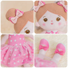 Cargar imagen en el visor de la galería, OUOZZZ Personalized Abby Pink Doll with Pink Baby Rainbow Dress