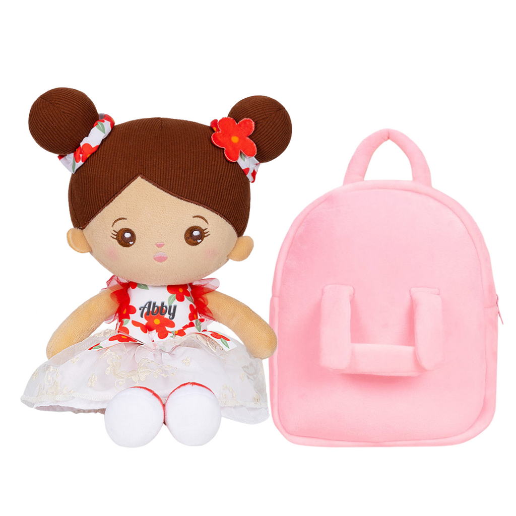 Personalized Baby Girl Doll and Matching Backpack