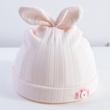 Load image into Gallery viewer, Baby Bunny Hat For 3-12 Months Kids