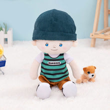 Load image into Gallery viewer, OUOZZZ Personalized Blue Eyes &amp; Freckle Face Boy Doll