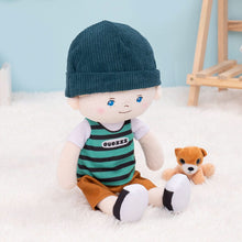 Cargar imagen en el visor de la galería, OUOZZZ Personalized Blue Eyes &amp; Freckle Face Boy Doll